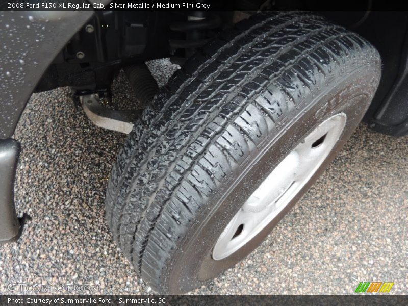 Silver Metallic / Medium Flint Grey 2008 Ford F150 XL Regular Cab