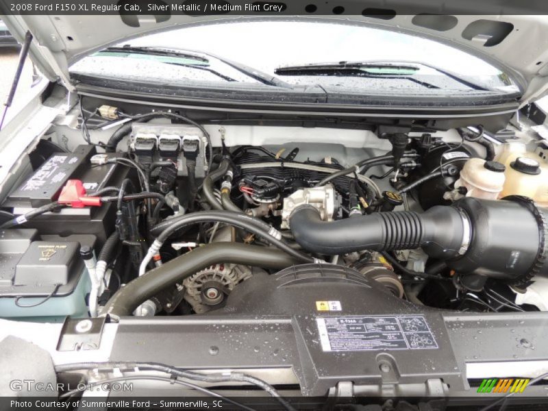 Silver Metallic / Medium Flint Grey 2008 Ford F150 XL Regular Cab