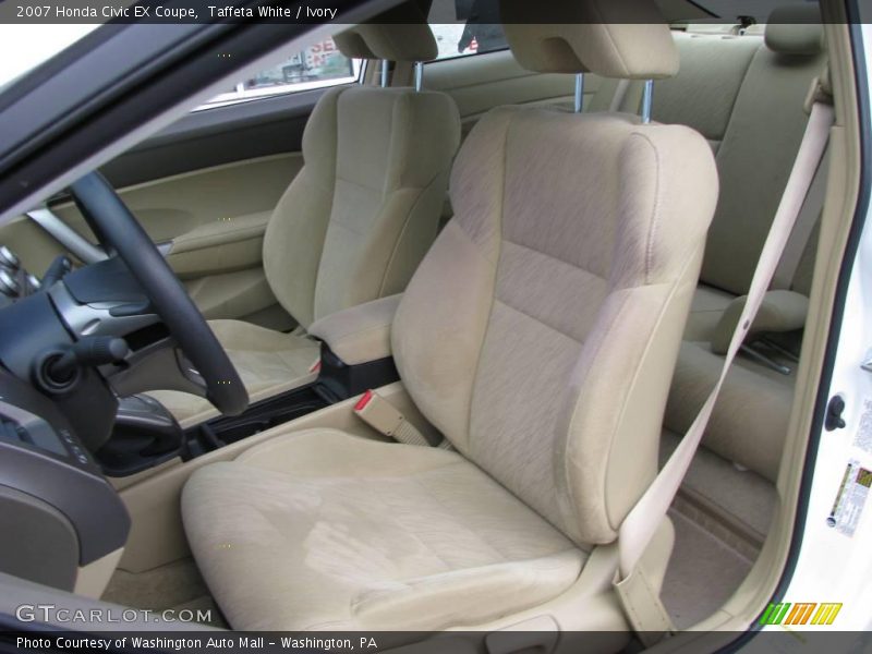 Taffeta White / Ivory 2007 Honda Civic EX Coupe