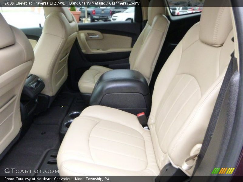 Dark Cherry Metallic / Cashmere/Ebony 2009 Chevrolet Traverse LTZ AWD