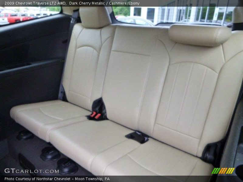 Dark Cherry Metallic / Cashmere/Ebony 2009 Chevrolet Traverse LTZ AWD
