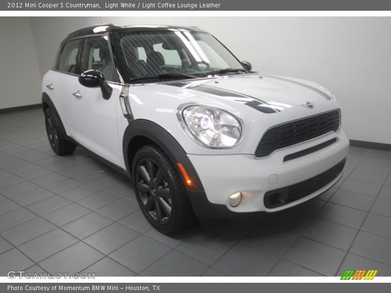 Light White / Light Coffee Lounge Leather 2012 Mini Cooper S Countryman