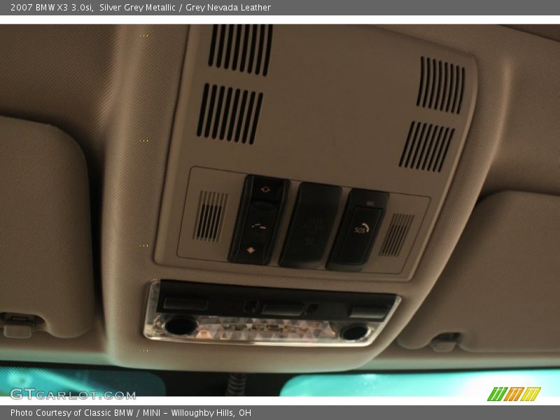 Silver Grey Metallic / Grey Nevada Leather 2007 BMW X3 3.0si