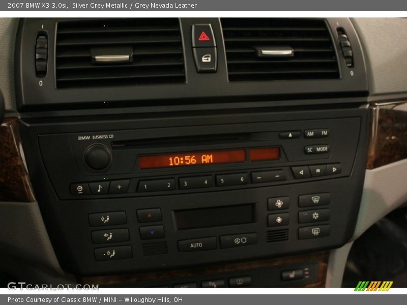 Silver Grey Metallic / Grey Nevada Leather 2007 BMW X3 3.0si
