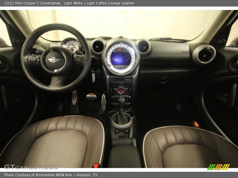 Light White / Light Coffee Lounge Leather 2012 Mini Cooper S Countryman
