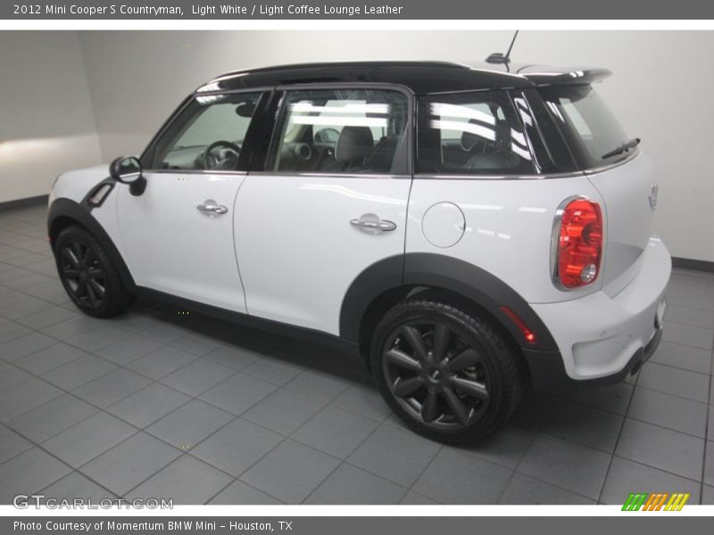 Light White / Light Coffee Lounge Leather 2012 Mini Cooper S Countryman