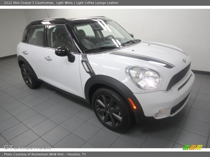 Light White / Light Coffee Lounge Leather 2012 Mini Cooper S Countryman