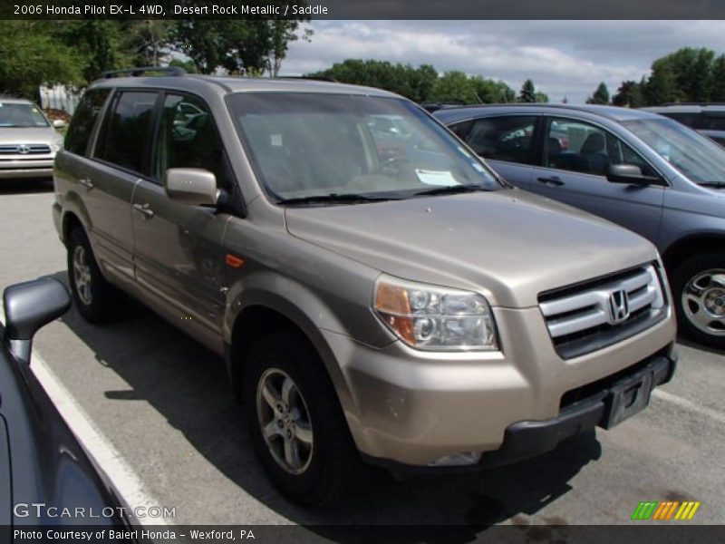 Desert Rock Metallic / Saddle 2006 Honda Pilot EX-L 4WD