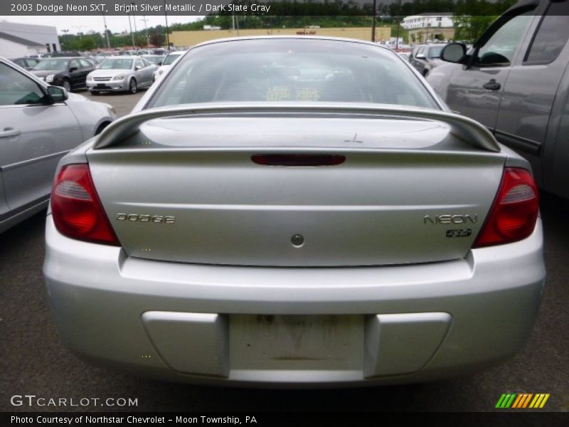 Bright Silver Metallic / Dark Slate Gray 2003 Dodge Neon SXT