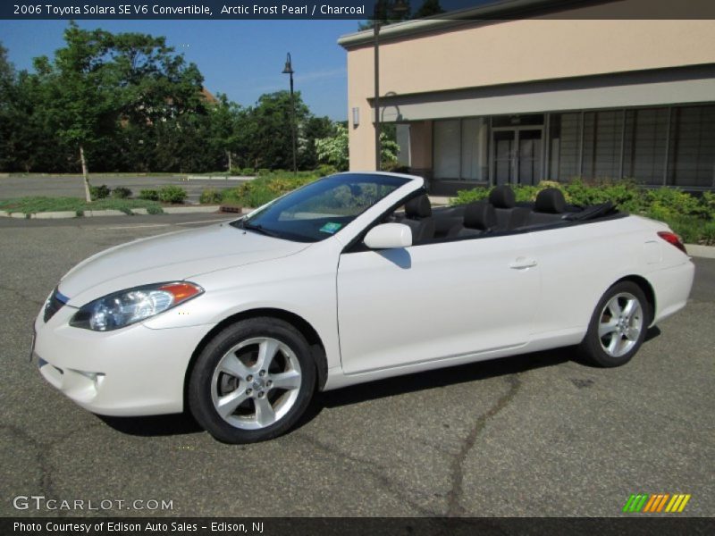 Arctic Frost Pearl / Charcoal 2006 Toyota Solara SE V6 Convertible