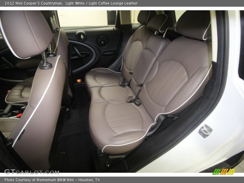 Light White / Light Coffee Lounge Leather 2012 Mini Cooper S Countryman