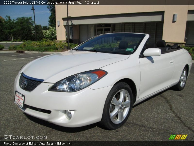 Arctic Frost Pearl / Charcoal 2006 Toyota Solara SE V6 Convertible