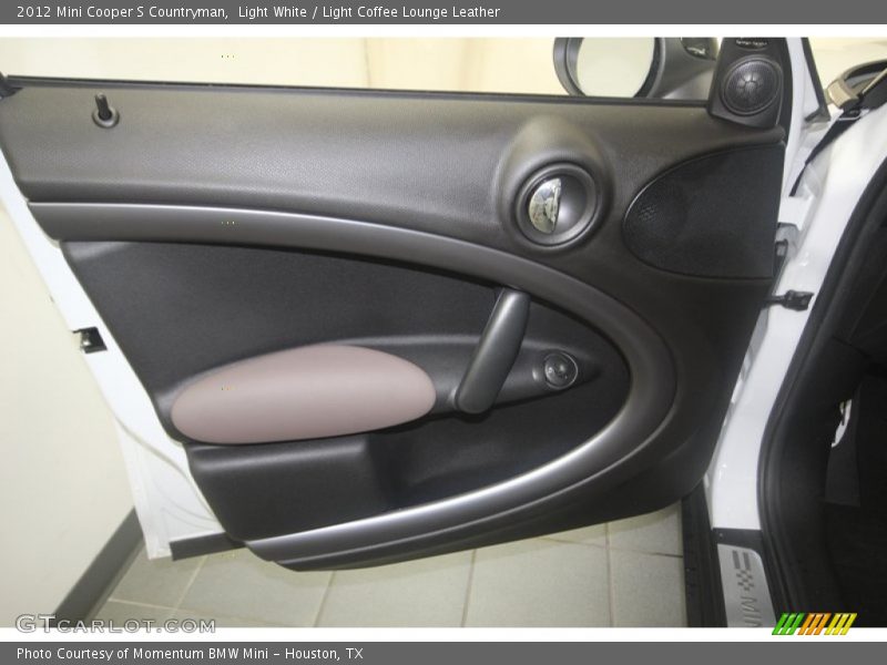 Light White / Light Coffee Lounge Leather 2012 Mini Cooper S Countryman