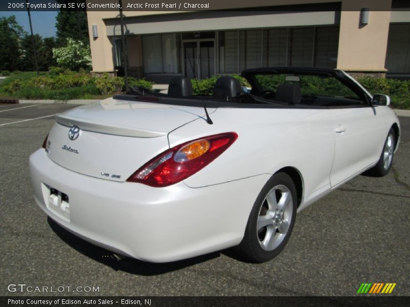 Arctic Frost Pearl / Charcoal 2006 Toyota Solara SE V6 Convertible