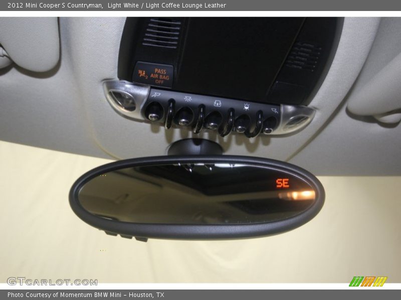 Light White / Light Coffee Lounge Leather 2012 Mini Cooper S Countryman
