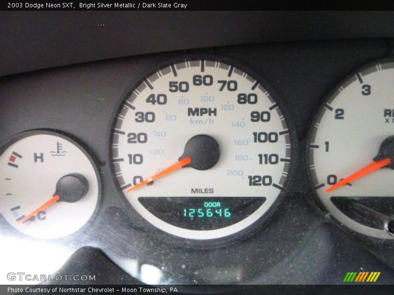 Bright Silver Metallic / Dark Slate Gray 2003 Dodge Neon SXT