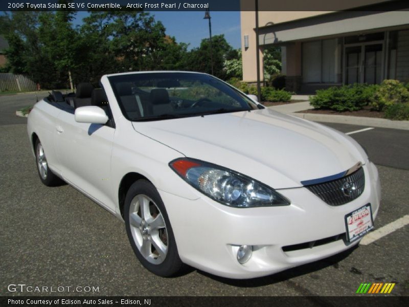 Arctic Frost Pearl / Charcoal 2006 Toyota Solara SE V6 Convertible