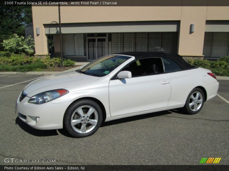 Arctic Frost Pearl / Charcoal 2006 Toyota Solara SE V6 Convertible