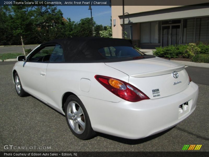 Arctic Frost Pearl / Charcoal 2006 Toyota Solara SE V6 Convertible