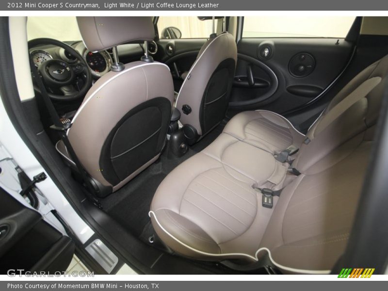 Light White / Light Coffee Lounge Leather 2012 Mini Cooper S Countryman