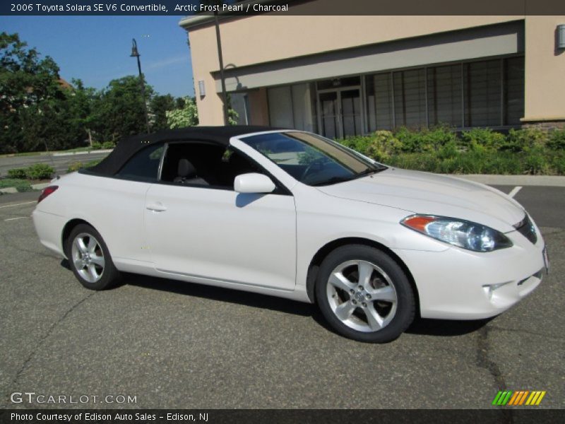 Arctic Frost Pearl / Charcoal 2006 Toyota Solara SE V6 Convertible