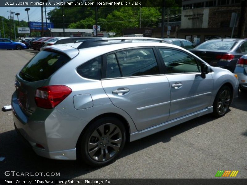 Ice Silver Metallic / Black 2013 Subaru Impreza 2.0i Sport Premium 5 Door