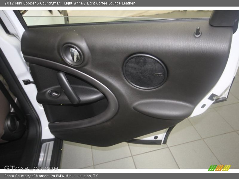Light White / Light Coffee Lounge Leather 2012 Mini Cooper S Countryman