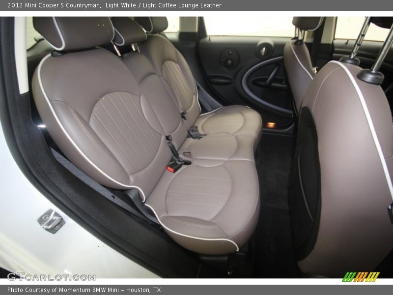 Light White / Light Coffee Lounge Leather 2012 Mini Cooper S Countryman