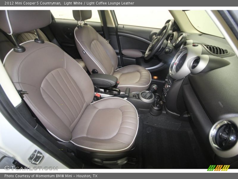 Light White / Light Coffee Lounge Leather 2012 Mini Cooper S Countryman