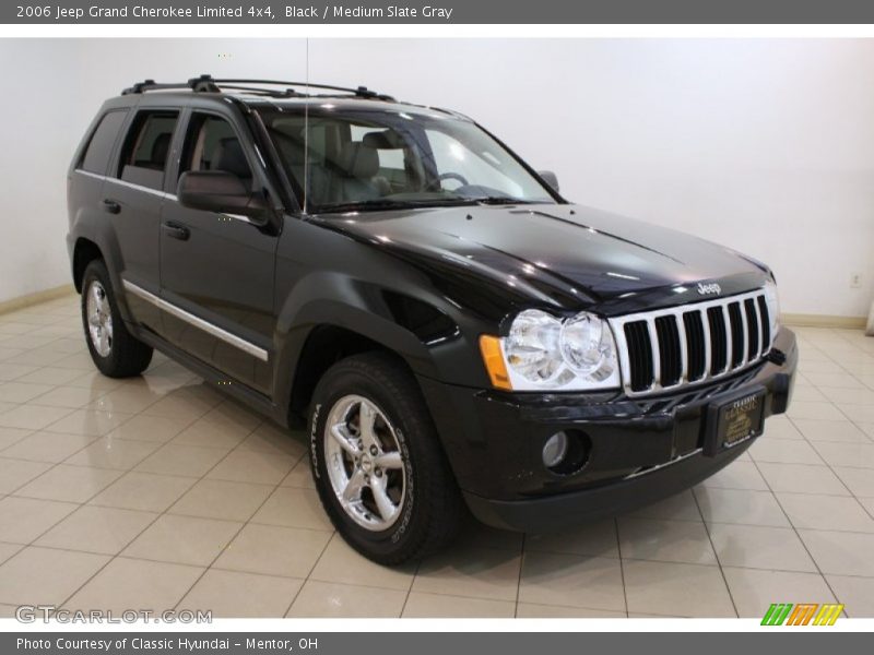 Black / Medium Slate Gray 2006 Jeep Grand Cherokee Limited 4x4