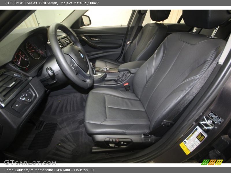 Front Seat of 2012 3 Series 328i Sedan