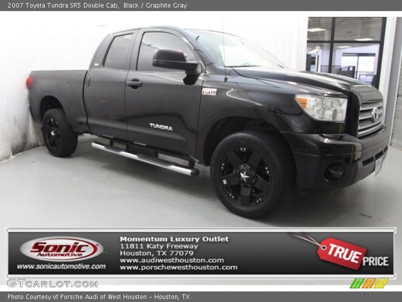 Black / Graphite Gray 2007 Toyota Tundra SR5 Double Cab