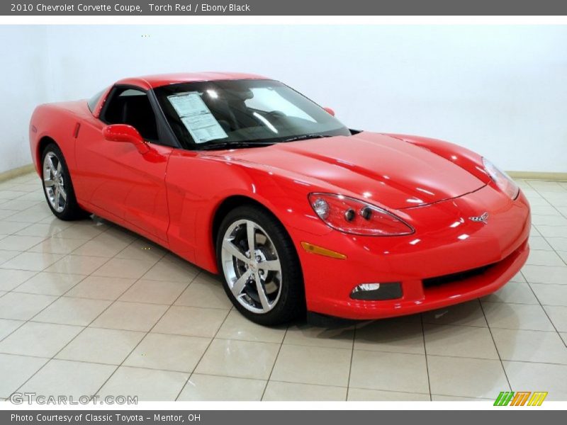 Front 3/4 View of 2010 Corvette Coupe