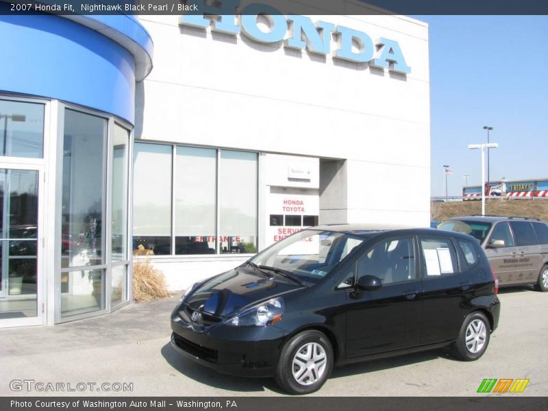 Nighthawk Black Pearl / Black 2007 Honda Fit