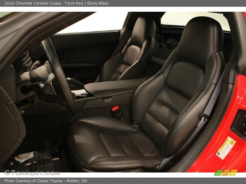 Front Seat of 2010 Corvette Coupe