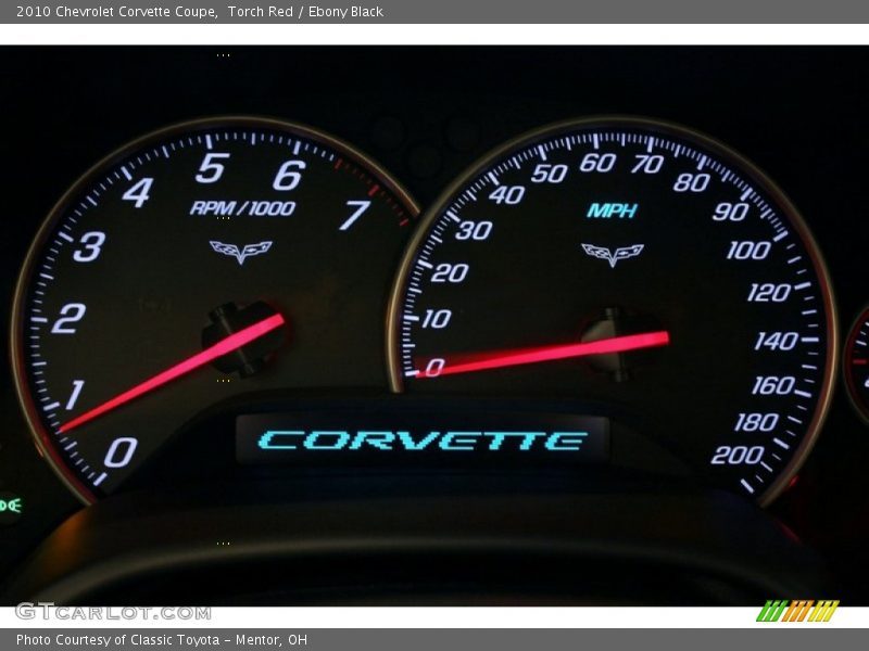  2010 Corvette Coupe Coupe Gauges