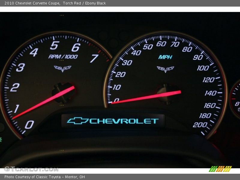  2010 Corvette Coupe Coupe Gauges