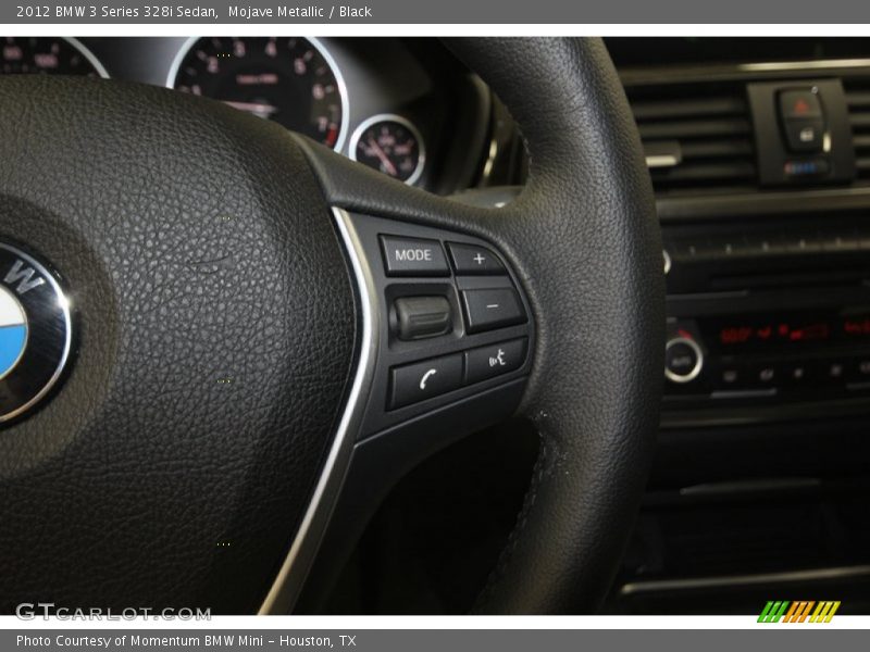 Mojave Metallic / Black 2012 BMW 3 Series 328i Sedan