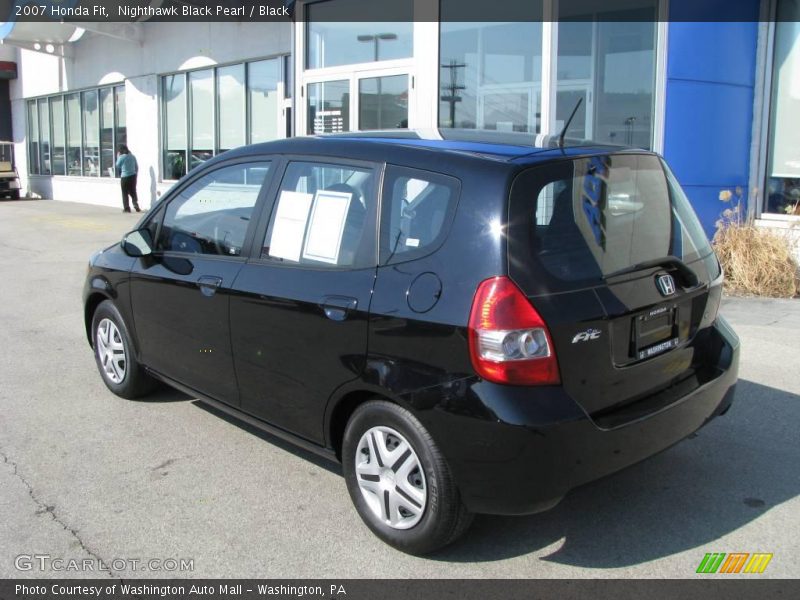 Nighthawk Black Pearl / Black 2007 Honda Fit