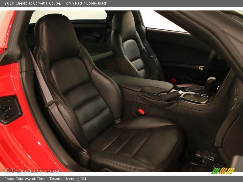 Front Seat of 2010 Corvette Coupe
