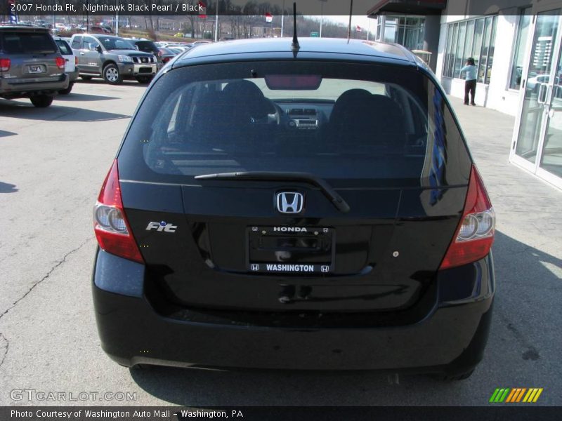Nighthawk Black Pearl / Black 2007 Honda Fit