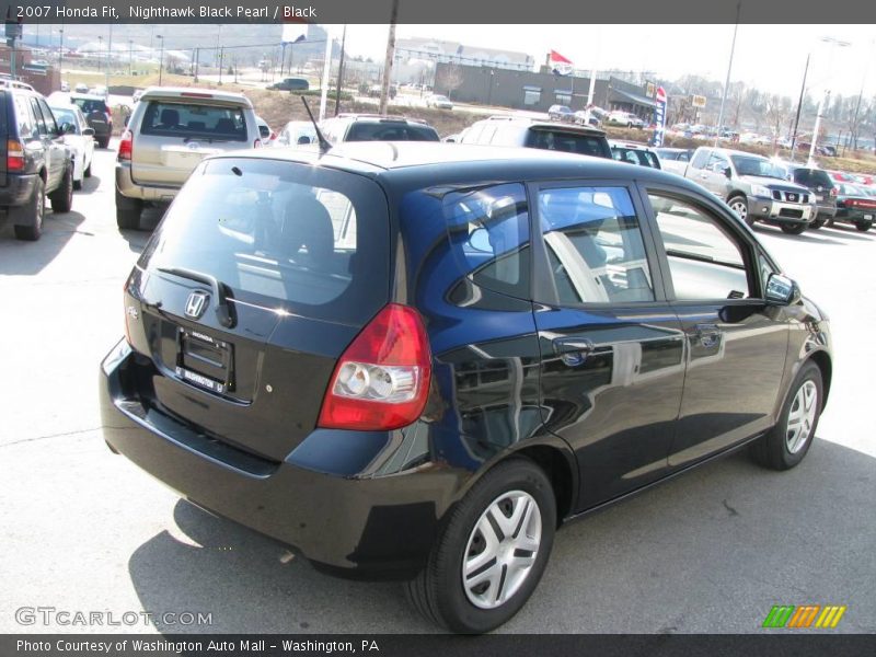 Nighthawk Black Pearl / Black 2007 Honda Fit