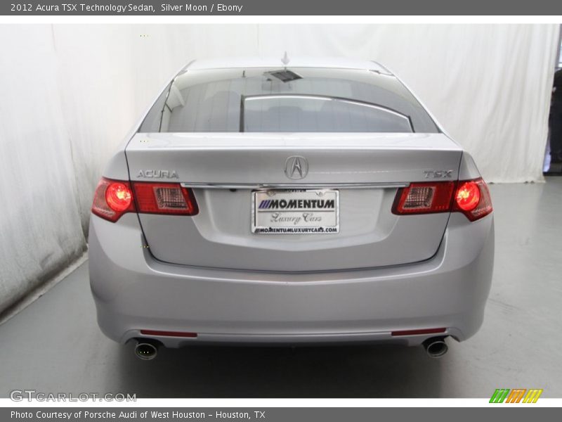 Silver Moon / Ebony 2012 Acura TSX Technology Sedan