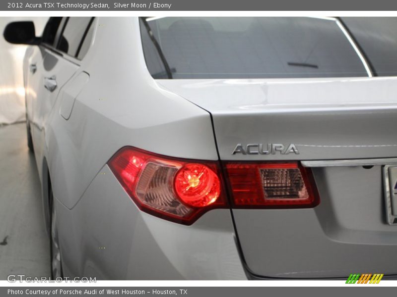 Silver Moon / Ebony 2012 Acura TSX Technology Sedan