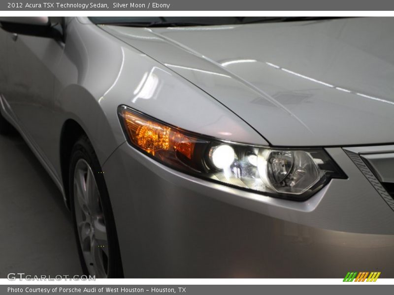 Silver Moon / Ebony 2012 Acura TSX Technology Sedan