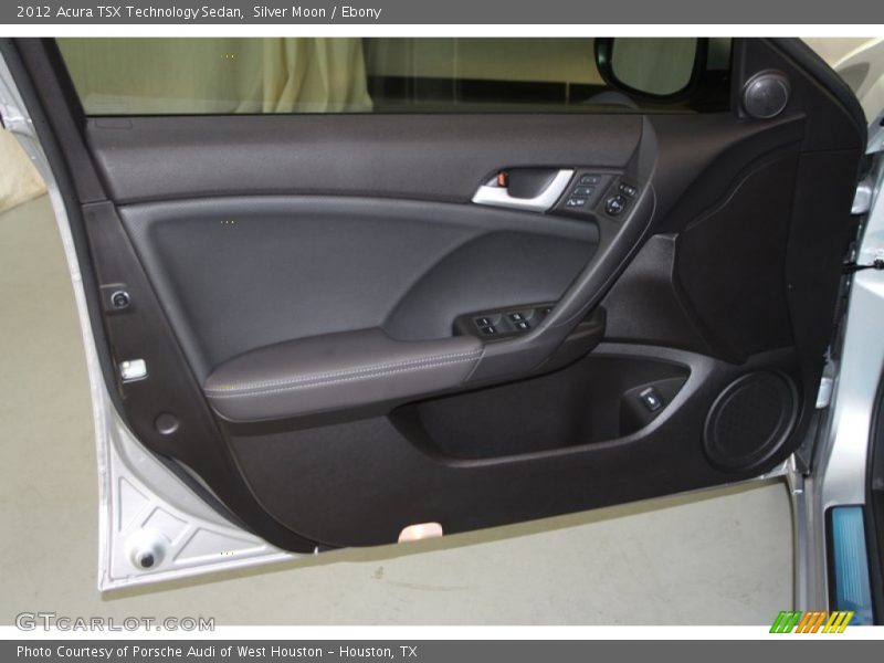 Silver Moon / Ebony 2012 Acura TSX Technology Sedan