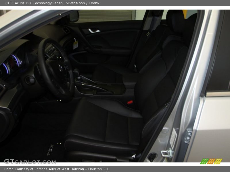 Silver Moon / Ebony 2012 Acura TSX Technology Sedan