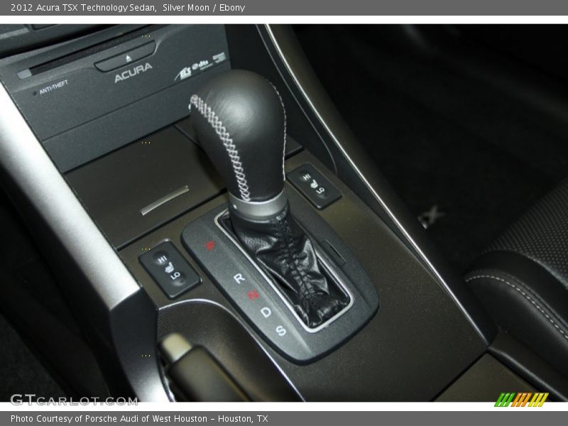 Silver Moon / Ebony 2012 Acura TSX Technology Sedan