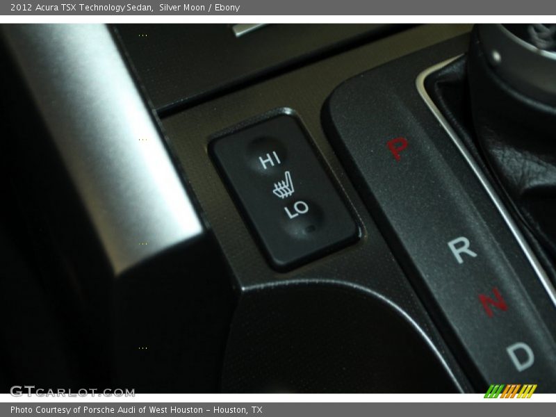 Silver Moon / Ebony 2012 Acura TSX Technology Sedan