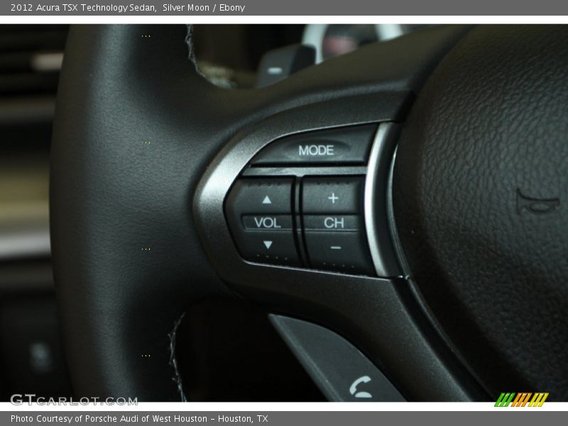 Silver Moon / Ebony 2012 Acura TSX Technology Sedan